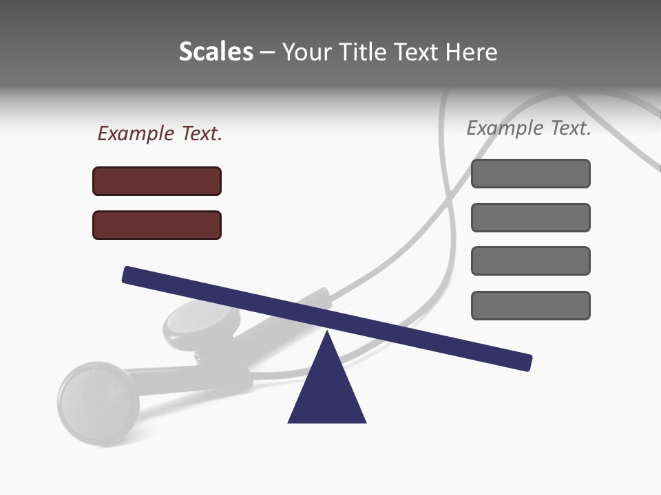 Macro Speaker Earbud PowerPoint Template