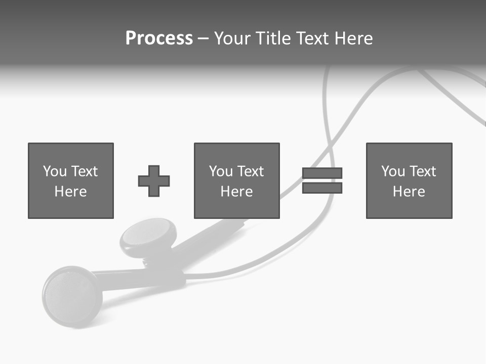 Macro Speaker Earbud PowerPoint Template