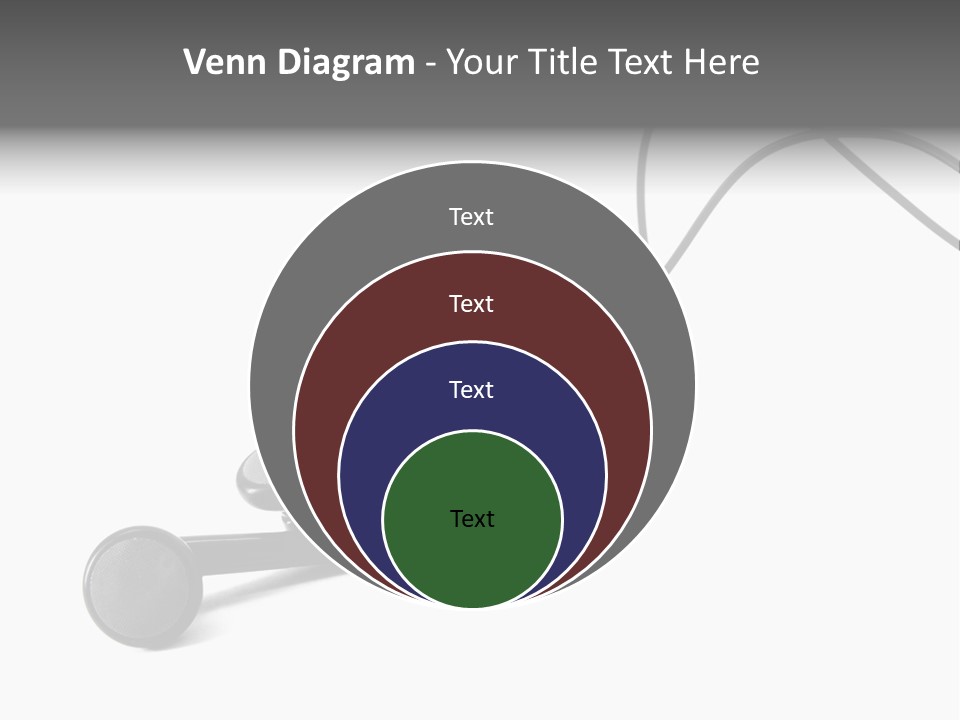 Macro Speaker Earbud PowerPoint Template