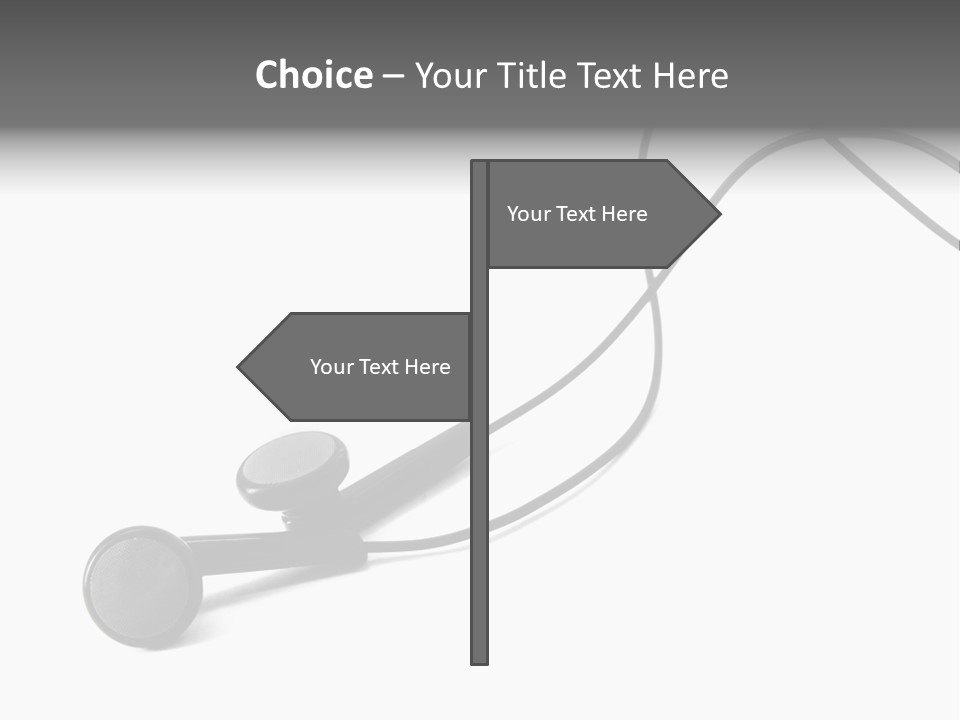 Macro Speaker Earbud PowerPoint Template