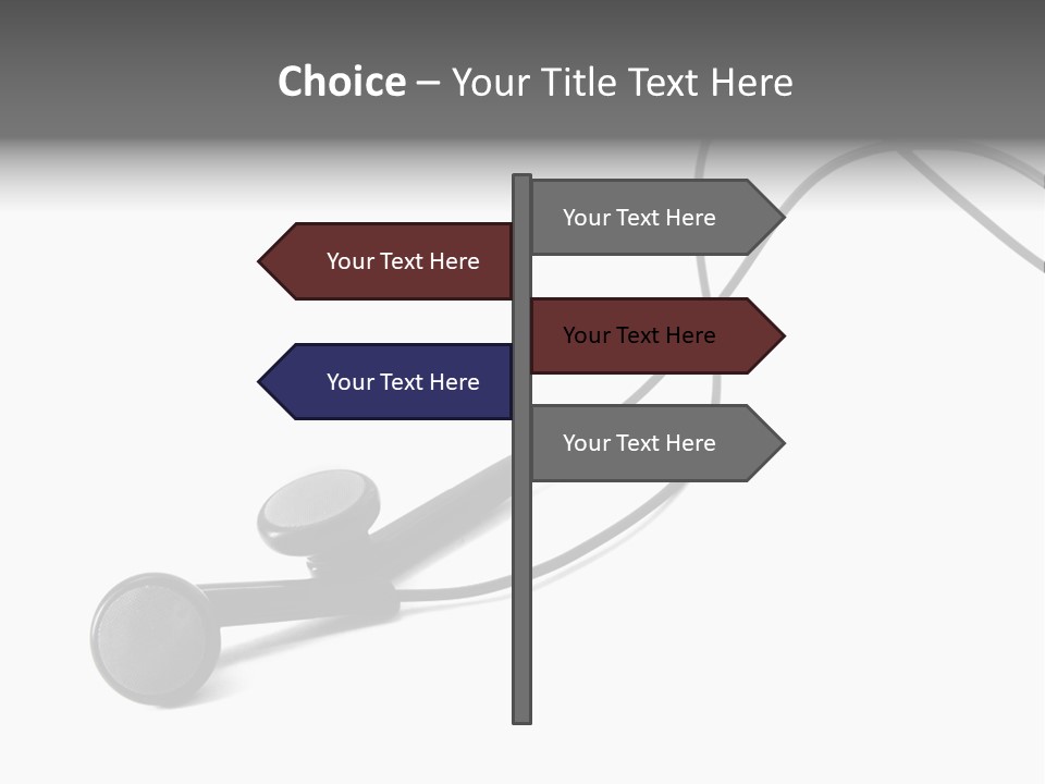 Macro Speaker Earbud PowerPoint Template