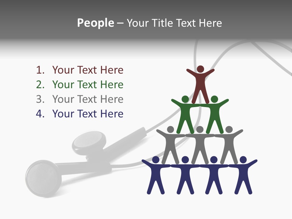 Macro Speaker Earbud PowerPoint Template