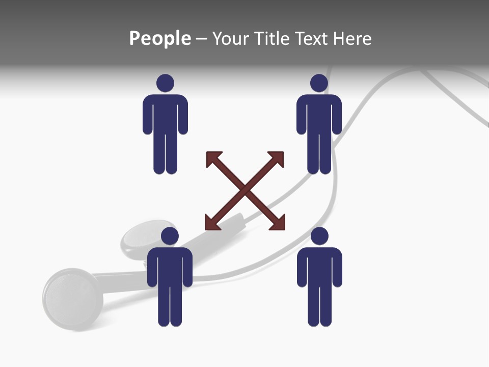 Macro Speaker Earbud PowerPoint Template