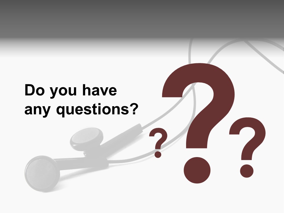 Macro Speaker Earbud PowerPoint Template