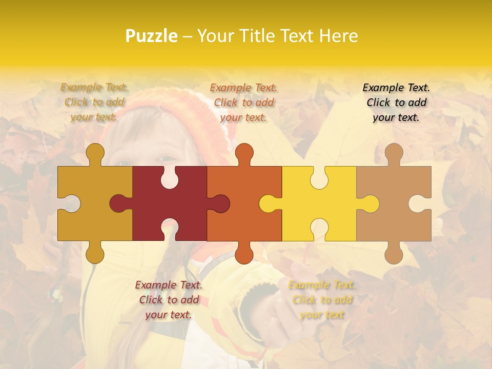 Child Colored Color PowerPoint Template