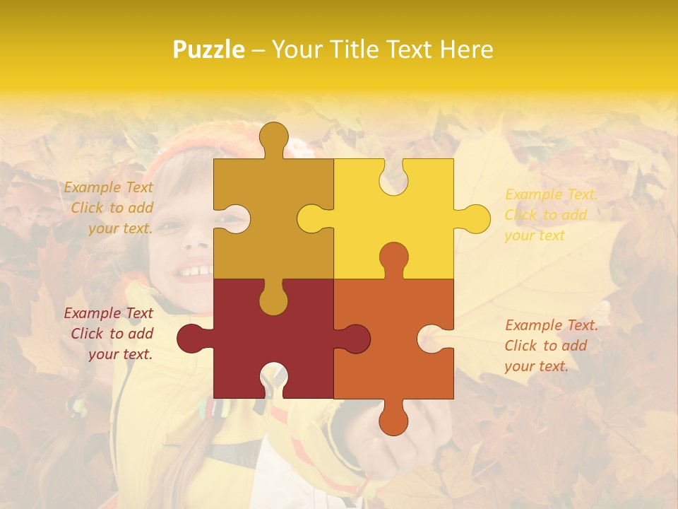 Child Colored Color PowerPoint Template