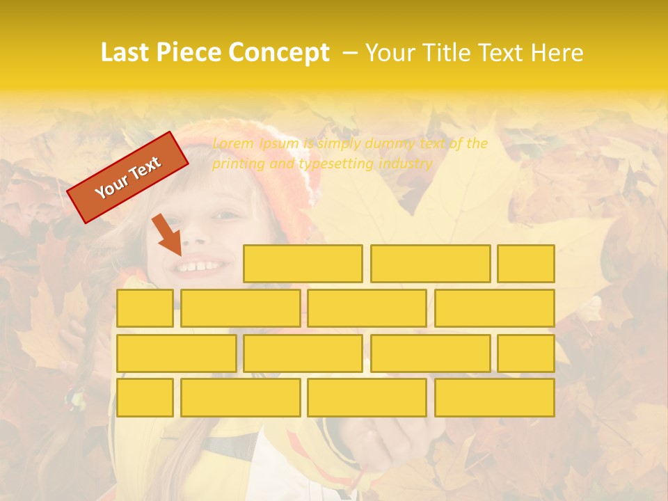 Child Colored Color PowerPoint Template