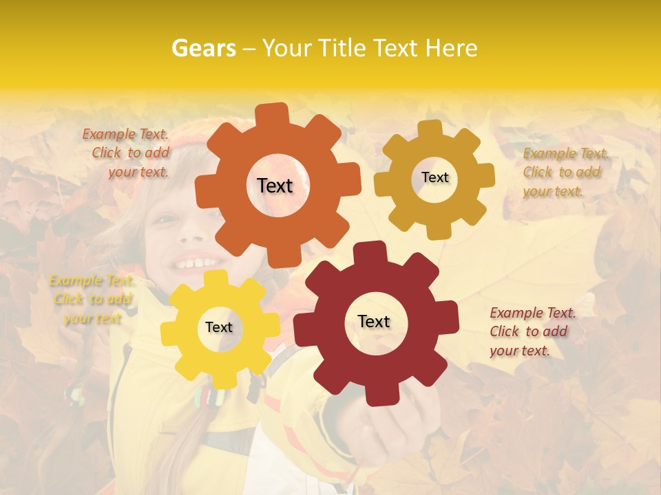 Child Colored Color PowerPoint Template