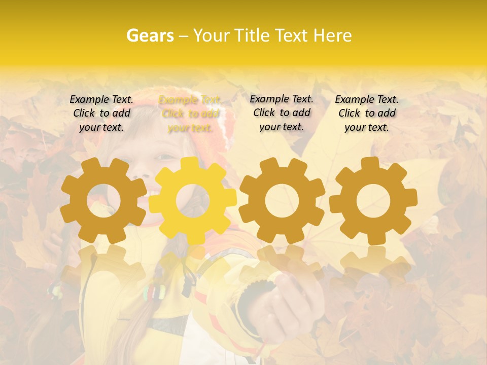 Child Colored Color PowerPoint Template