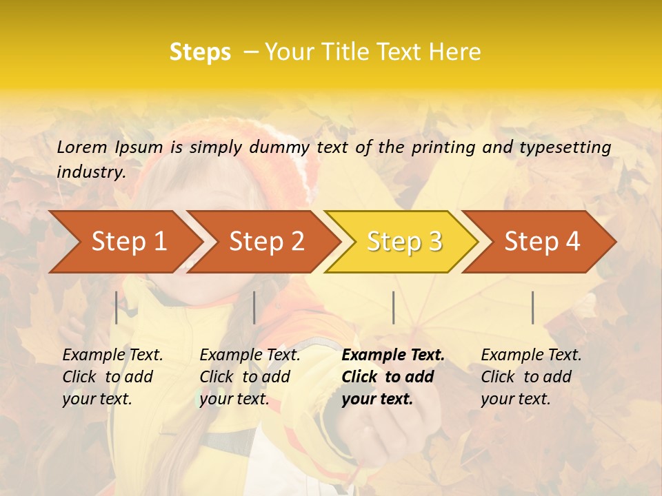 Child Colored Color PowerPoint Template
