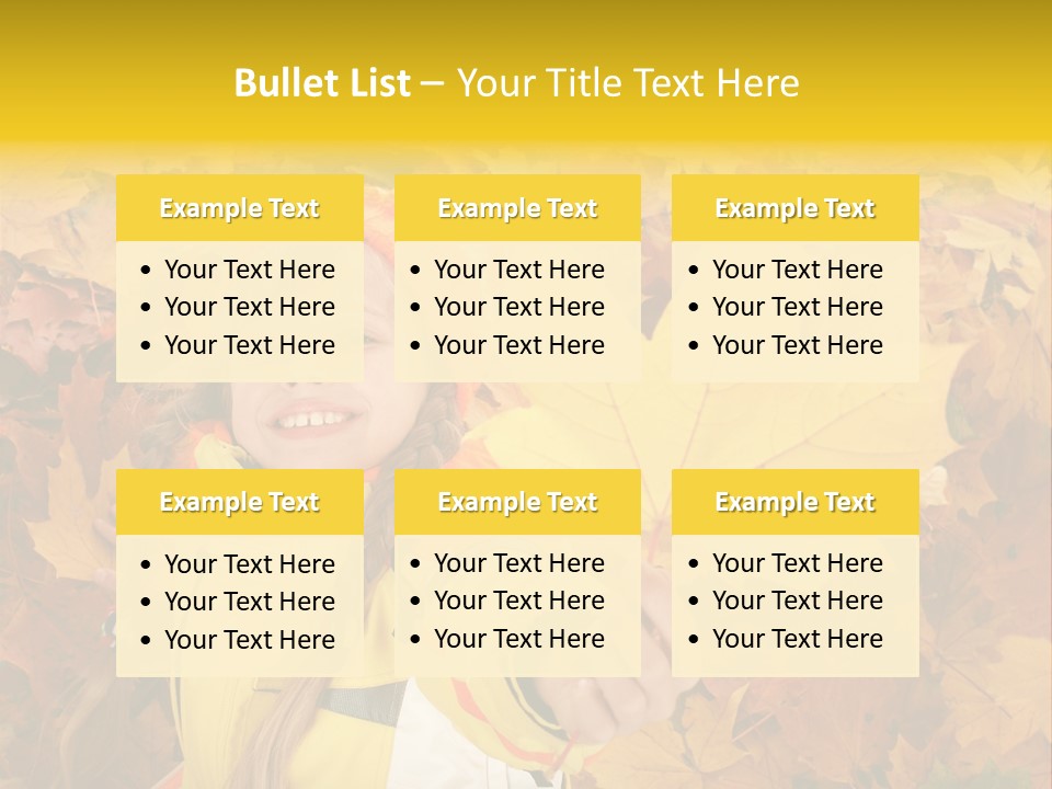 Child Colored Color PowerPoint Template