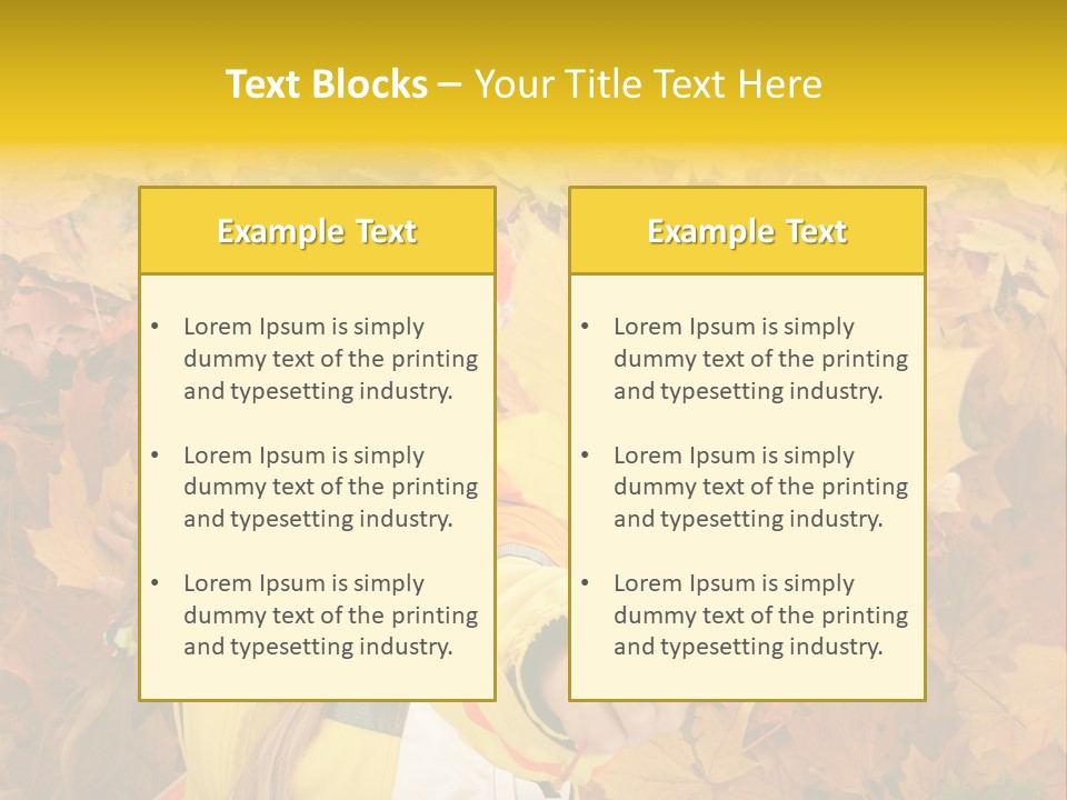 Child Colored Color PowerPoint Template