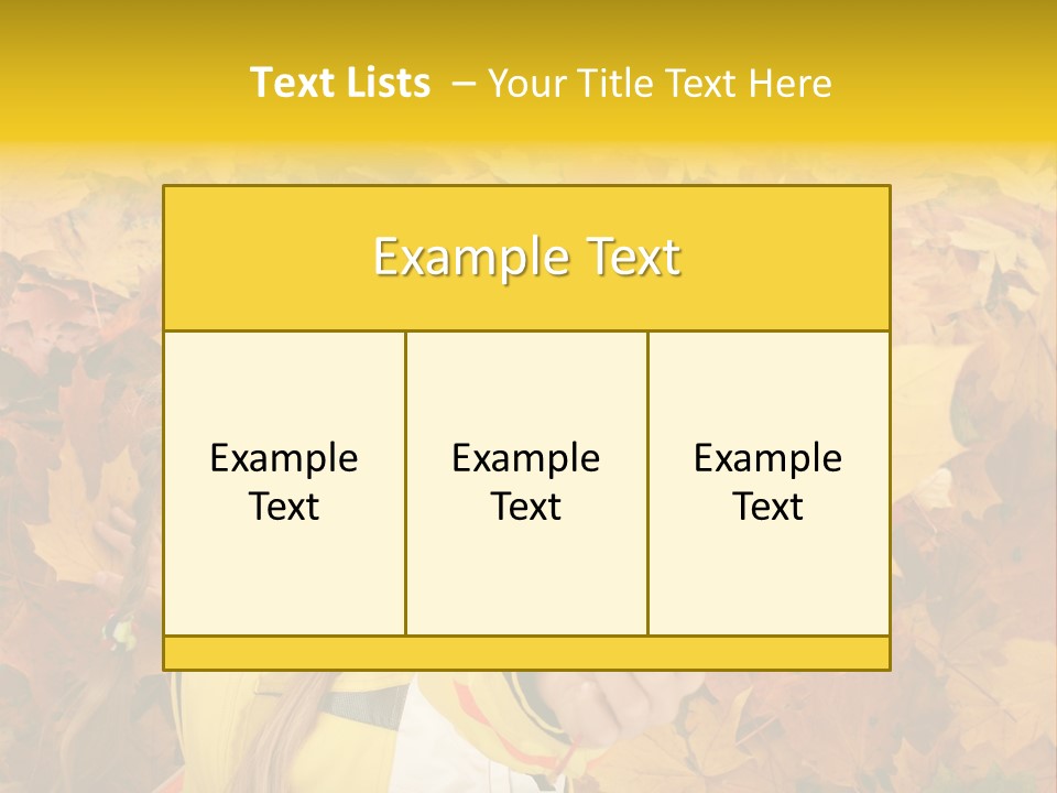 Child Colored Color PowerPoint Template