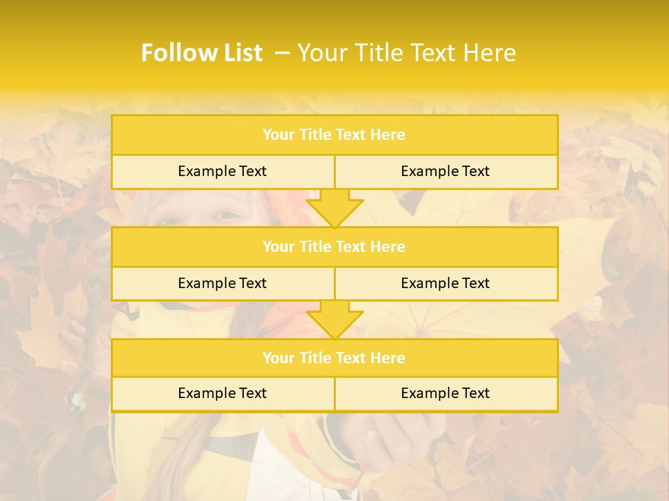 Child Colored Color PowerPoint Template
