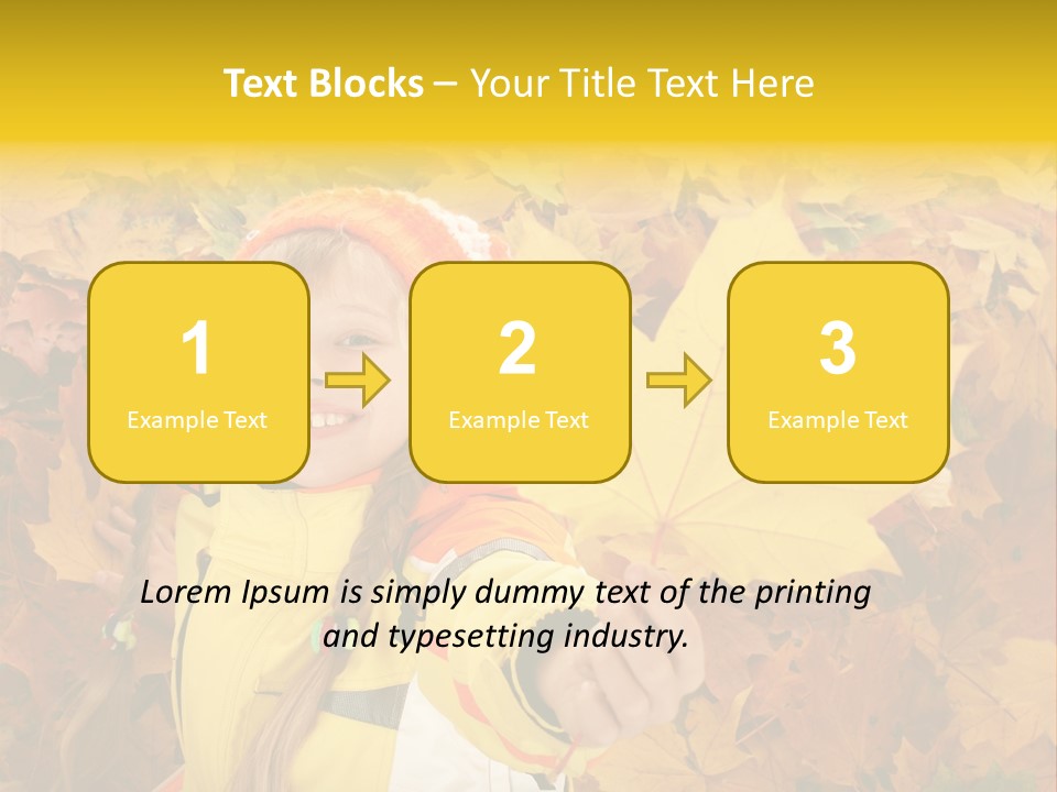 Child Colored Color PowerPoint Template