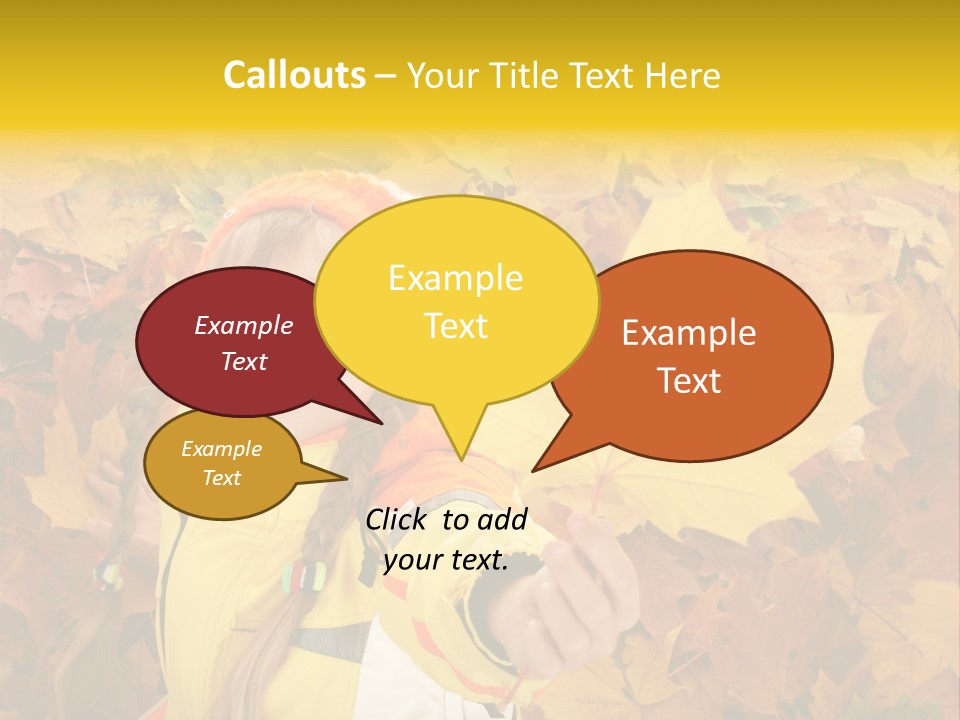 Child Colored Color PowerPoint Template