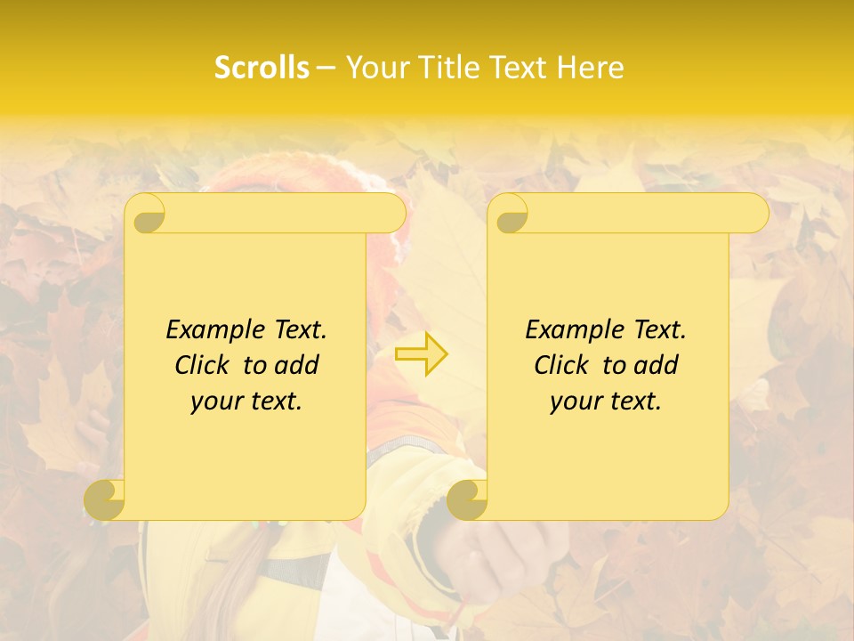 Child Colored Color PowerPoint Template