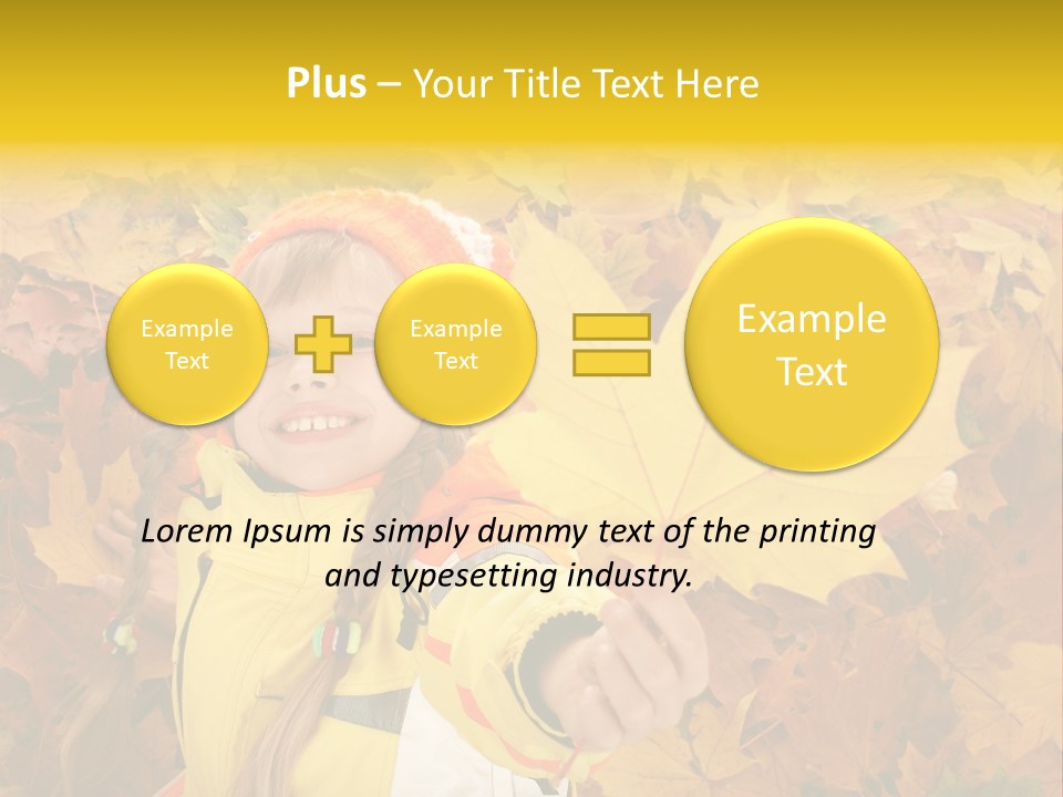 Child Colored Color PowerPoint Template