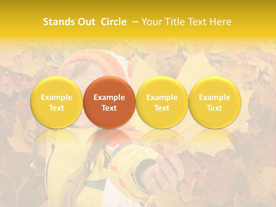 Child Colored Color PowerPoint Template