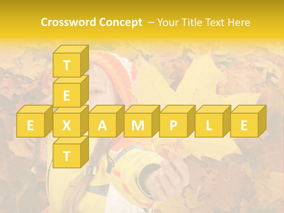 Child Colored Color PowerPoint Template