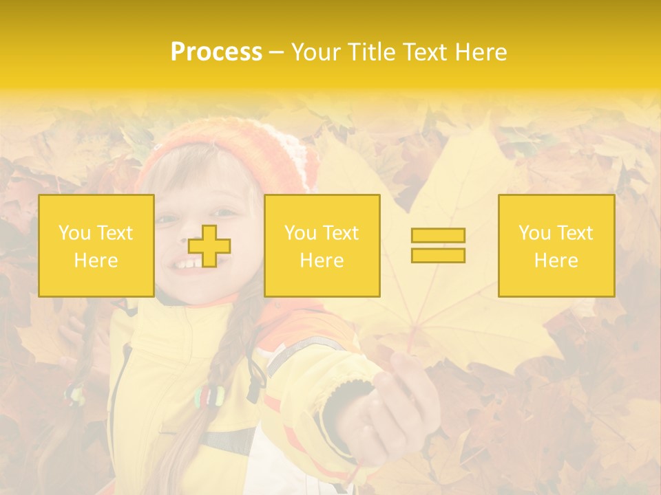 Child Colored Color PowerPoint Template