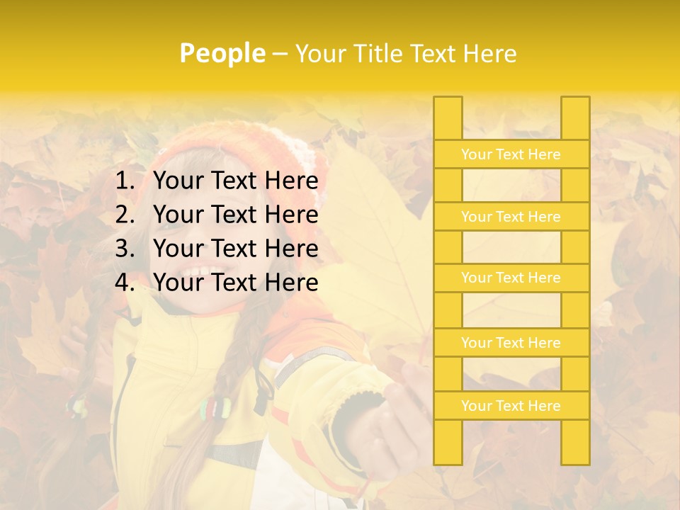 Child Colored Color PowerPoint Template