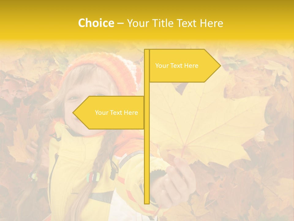 Child Colored Color PowerPoint Template