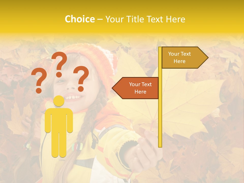 Child Colored Color PowerPoint Template