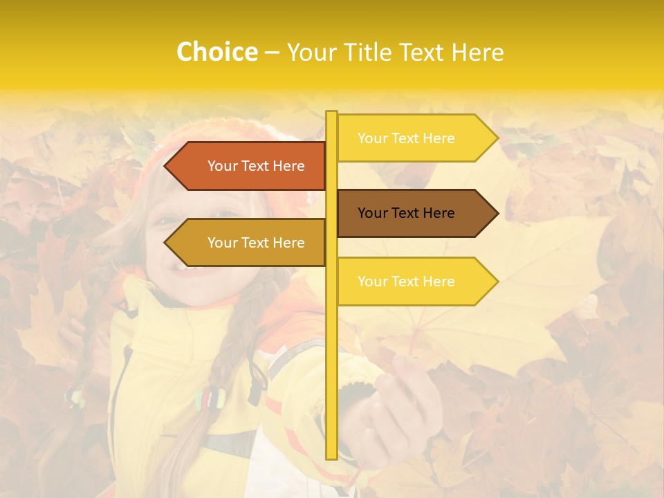 Child Colored Color PowerPoint Template