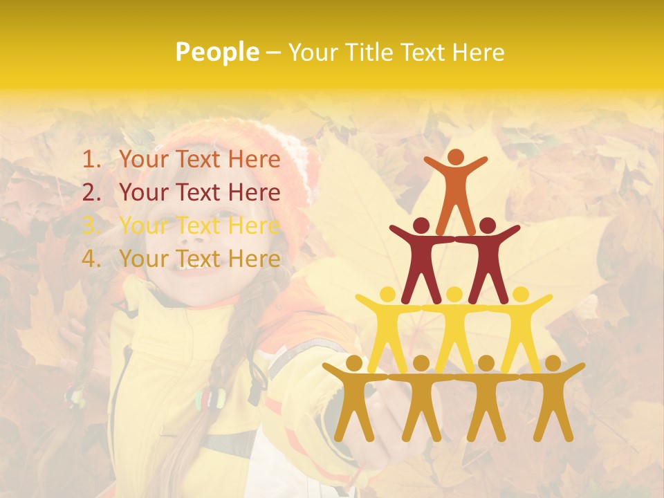 Child Colored Color PowerPoint Template