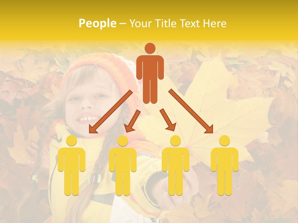 Child Colored Color PowerPoint Template