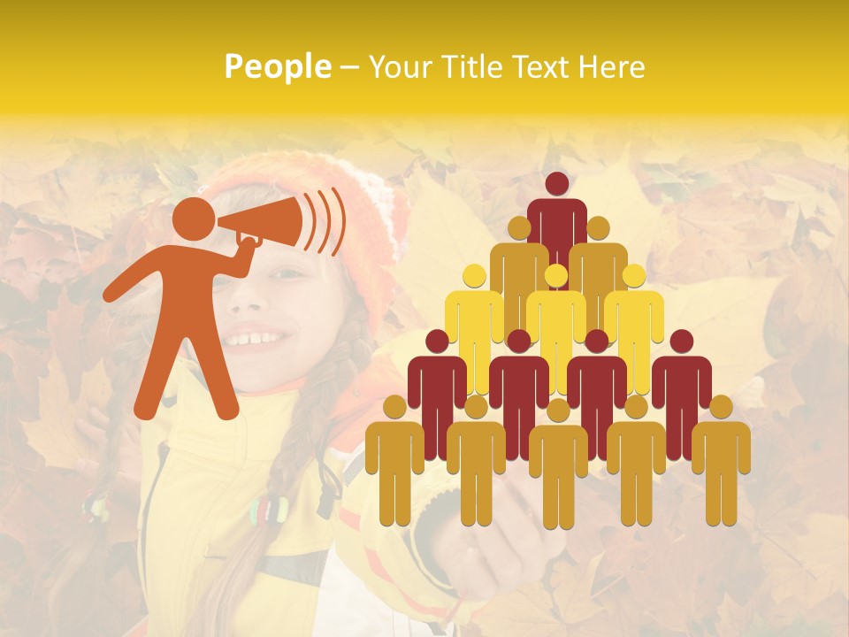 Child Colored Color PowerPoint Template