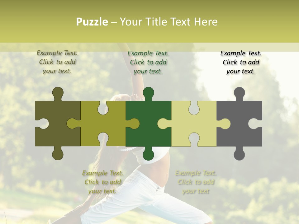 Fitness Resort Peaceful PowerPoint Template