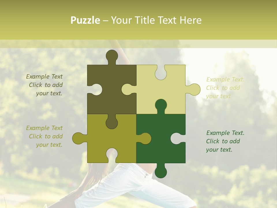 Fitness Resort Peaceful PowerPoint Template