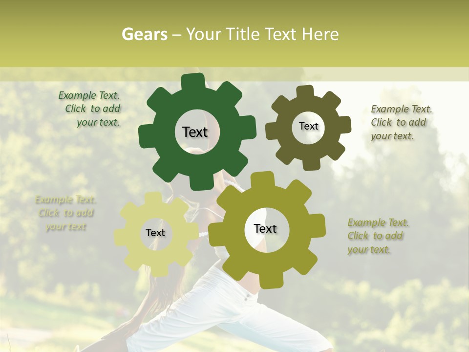 Fitness Resort Peaceful PowerPoint Template