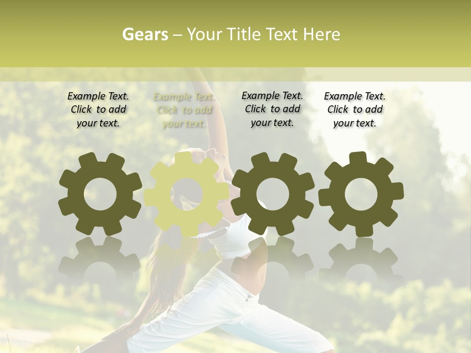 Fitness Resort Peaceful PowerPoint Template