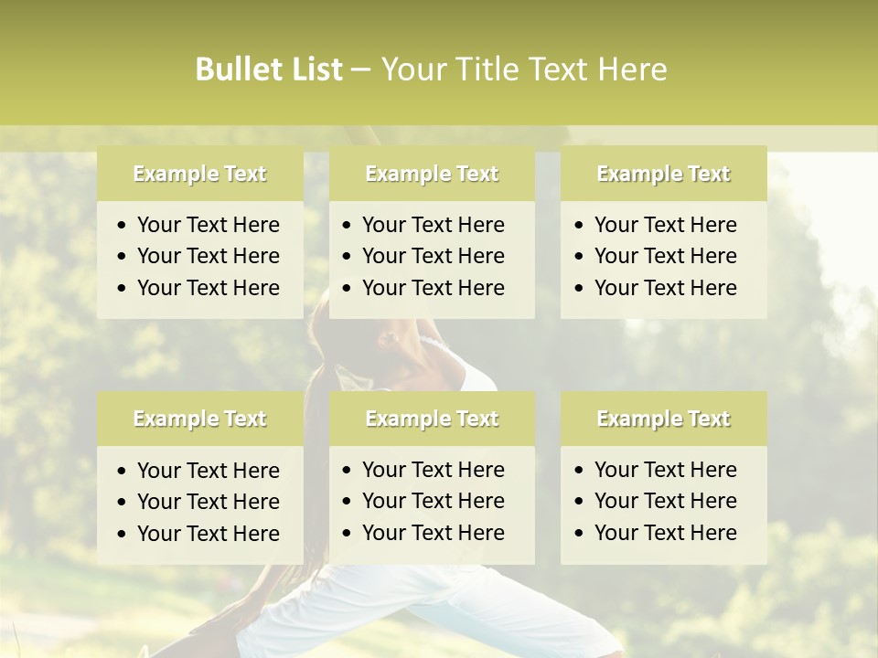 Fitness Resort Peaceful PowerPoint Template