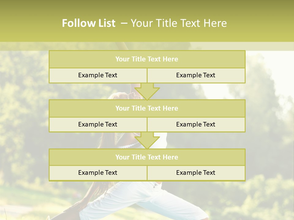 Fitness Resort Peaceful PowerPoint Template