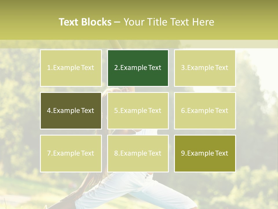 Fitness Resort Peaceful PowerPoint Template