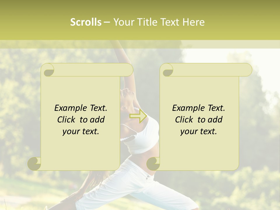 Fitness Resort Peaceful PowerPoint Template