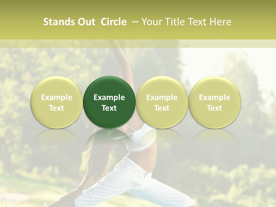 Fitness Resort Peaceful PowerPoint Template