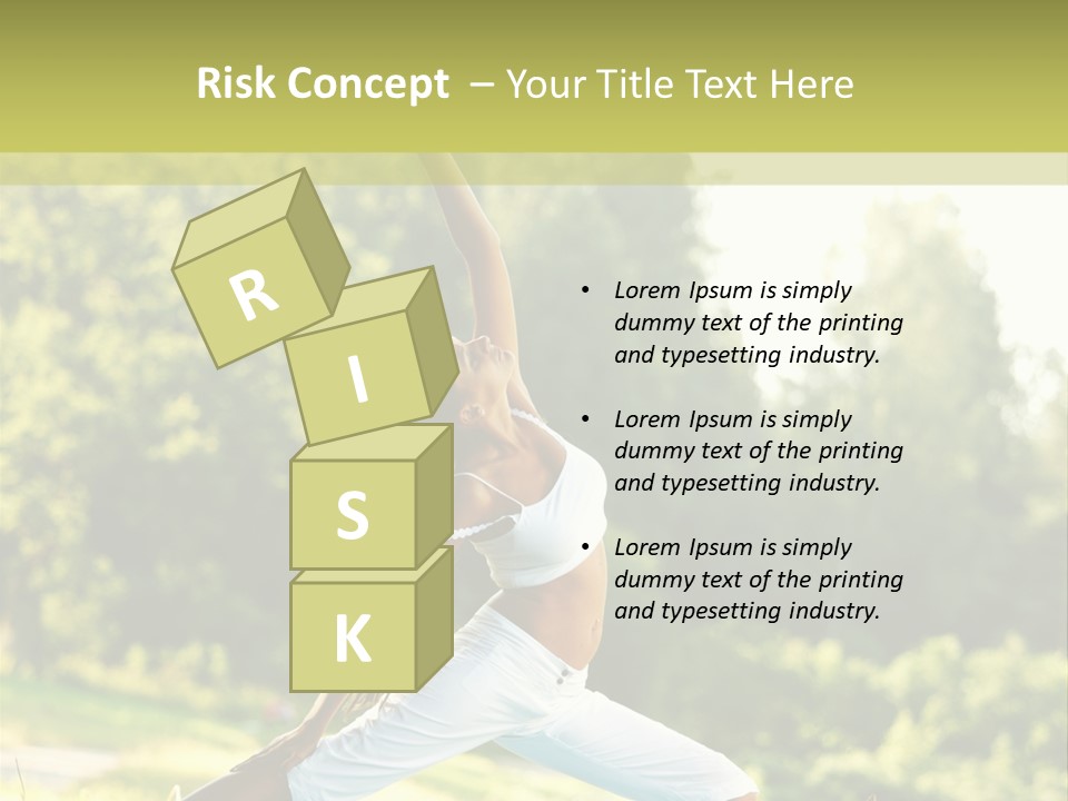 Fitness Resort Peaceful PowerPoint Template