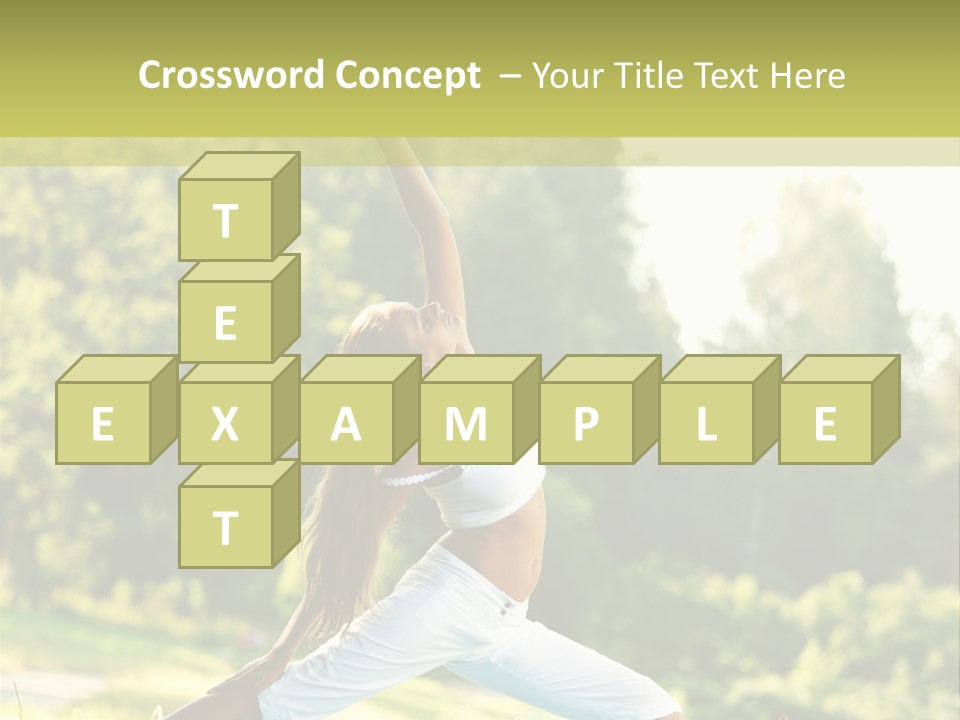 Fitness Resort Peaceful PowerPoint Template