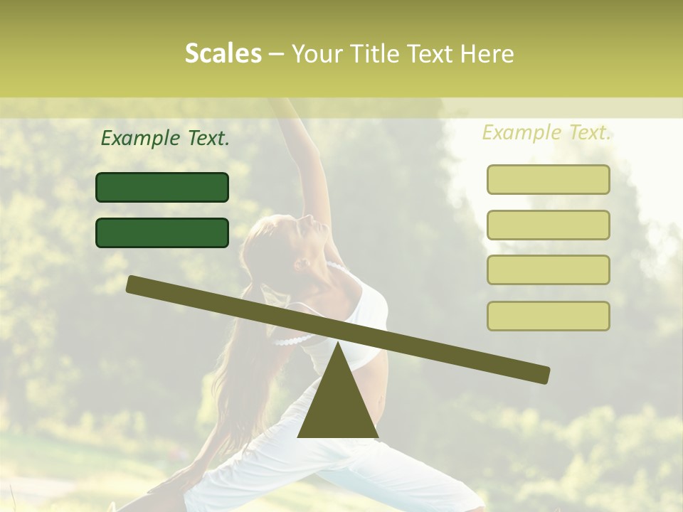 Fitness Resort Peaceful PowerPoint Template