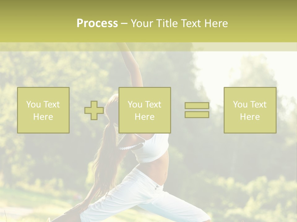 Fitness Resort Peaceful PowerPoint Template