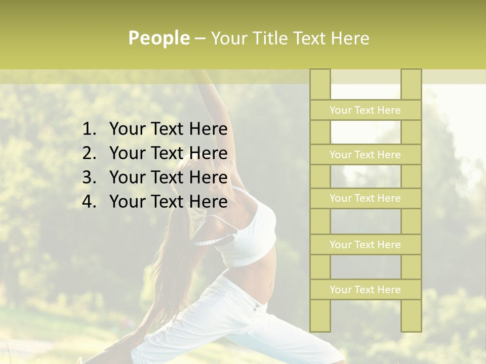 Fitness Resort Peaceful PowerPoint Template