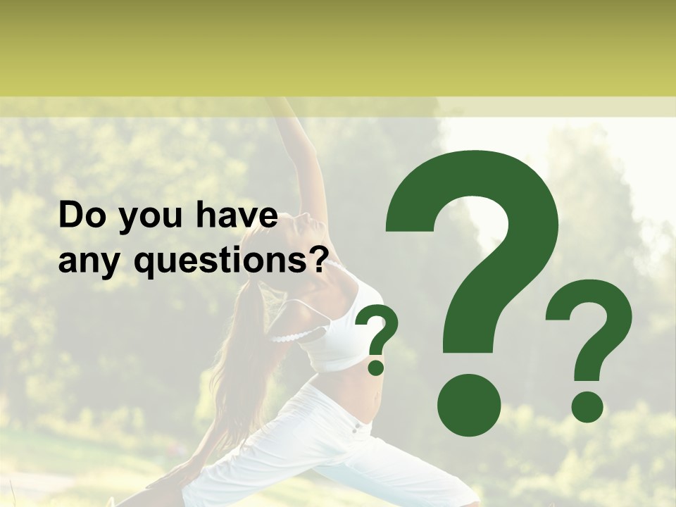 Fitness Resort Peaceful PowerPoint Template