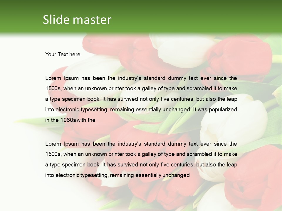 Plant Foliage Romance PowerPoint Template