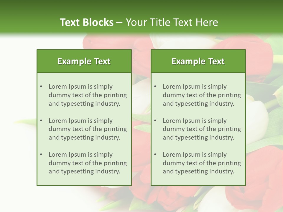Plant Foliage Romance PowerPoint Template