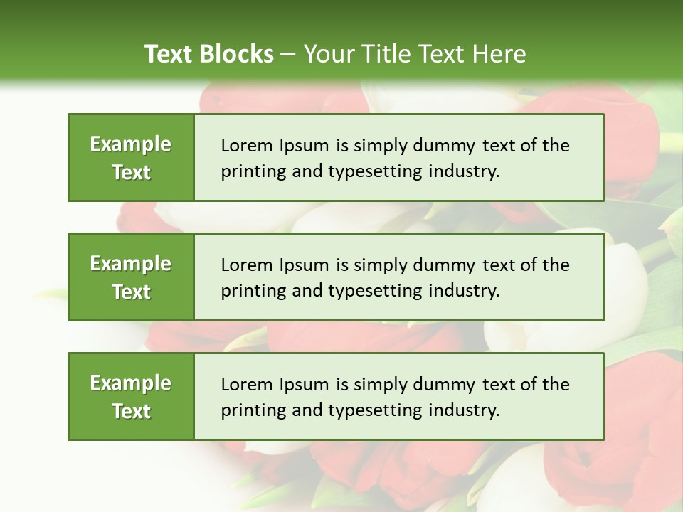 Plant Foliage Romance PowerPoint Template